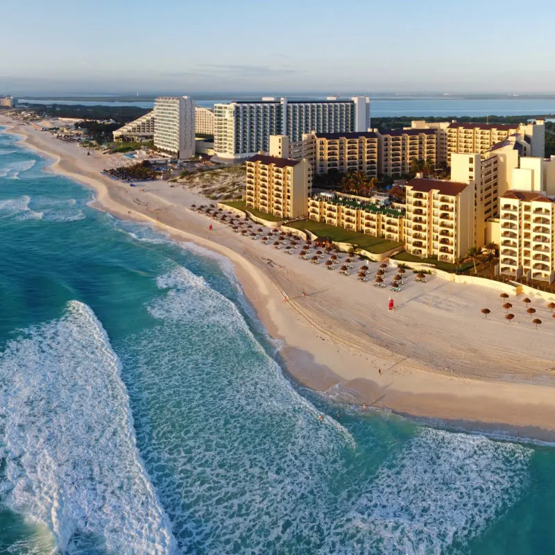 Cancun Hotel Zone at Sundown