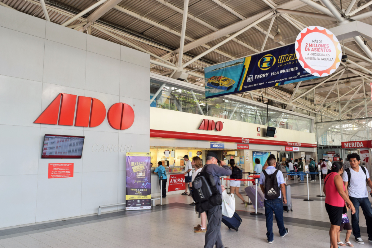 ADO Bus Station At Cancun Airport