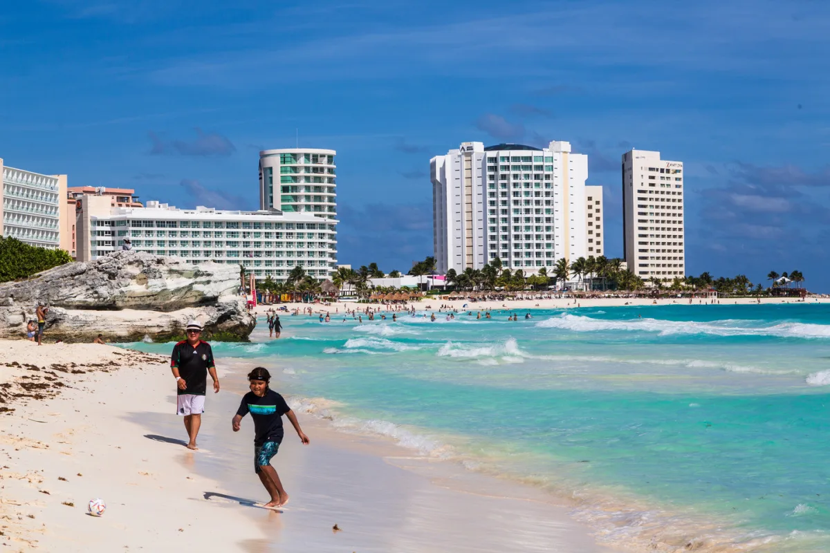 Beach in Cancun