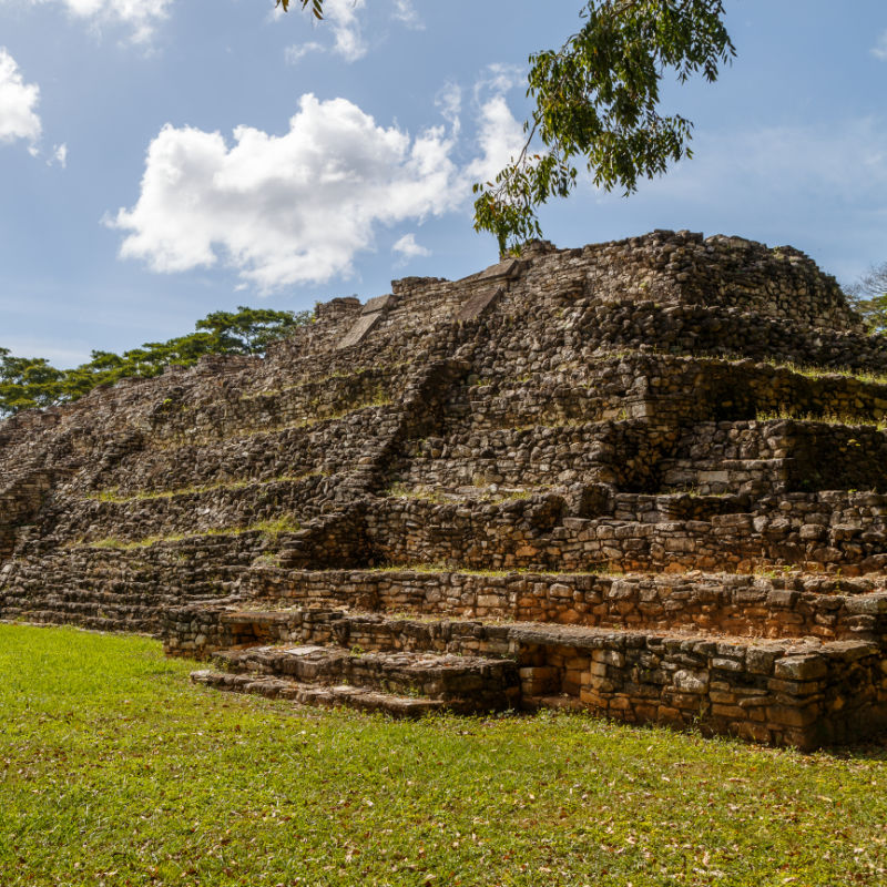 Pomono Archeological Sone, in Tabasco, Mexico