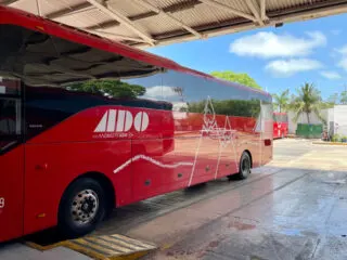 ADO Bus in Cancun, Mexico