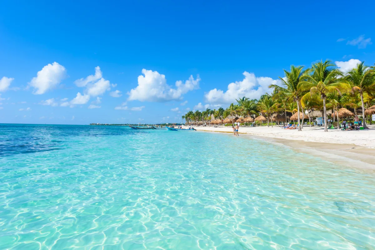 Beautiful Beach in Cancun, Mexico