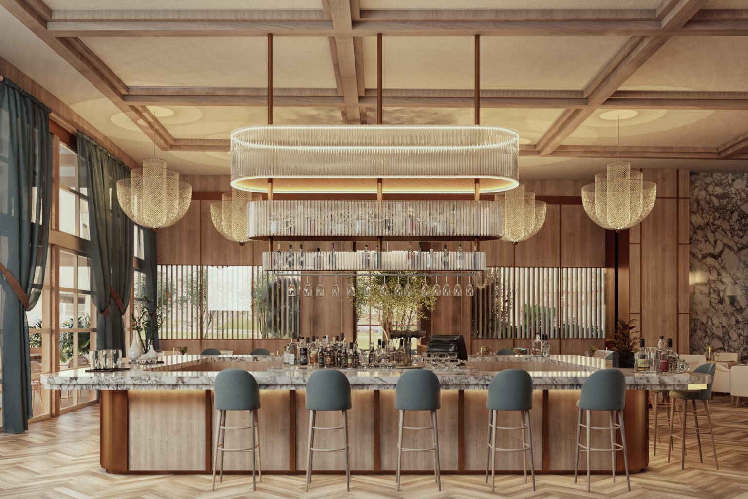 Dining Area in Ava Cancun
