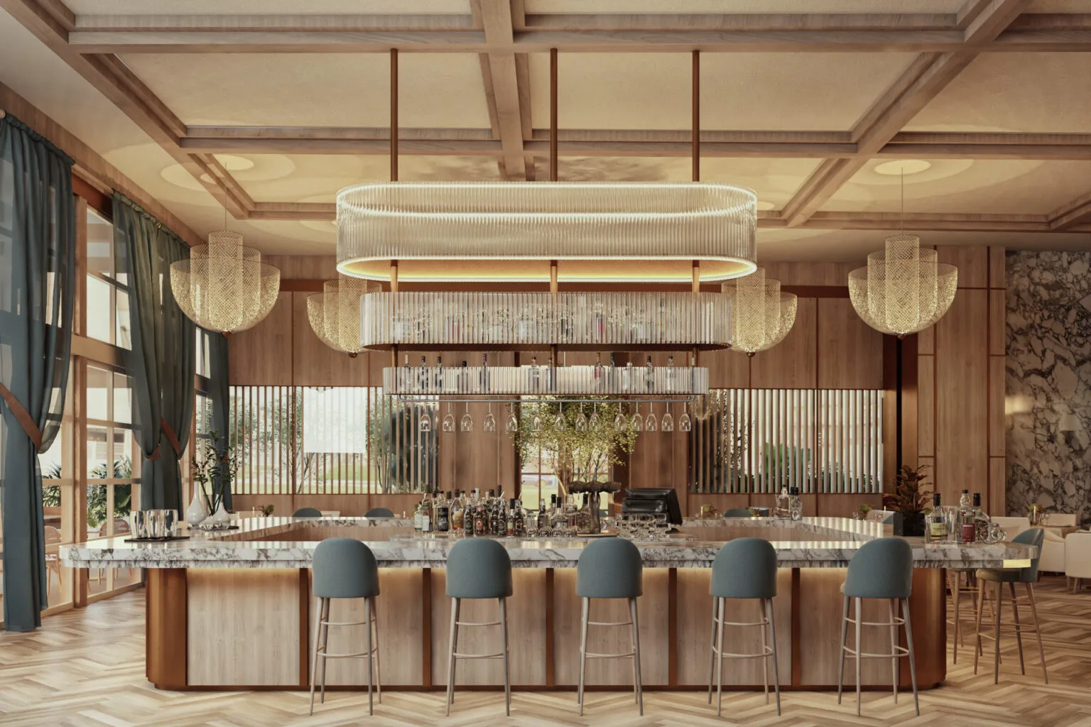 Dining Area in Ava Cancun