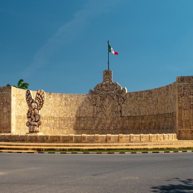 Monumento a La Patria in Merida, Mexico