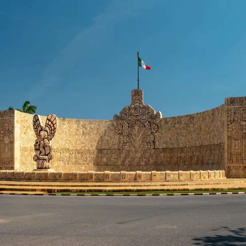 Monumento a La Patria in Merida, Mexico