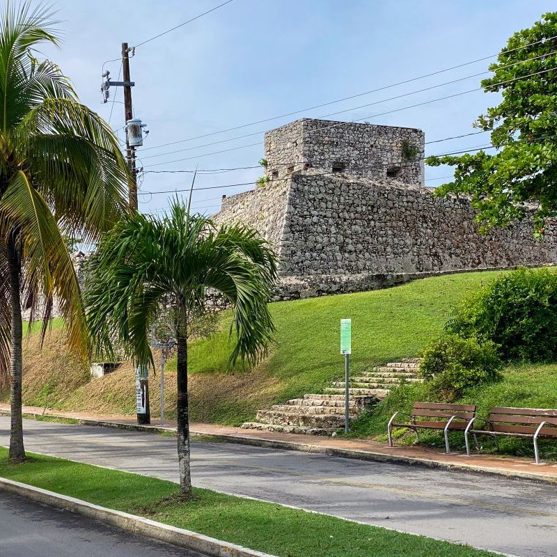 Fort San Felipe in Bacalar, Mexico