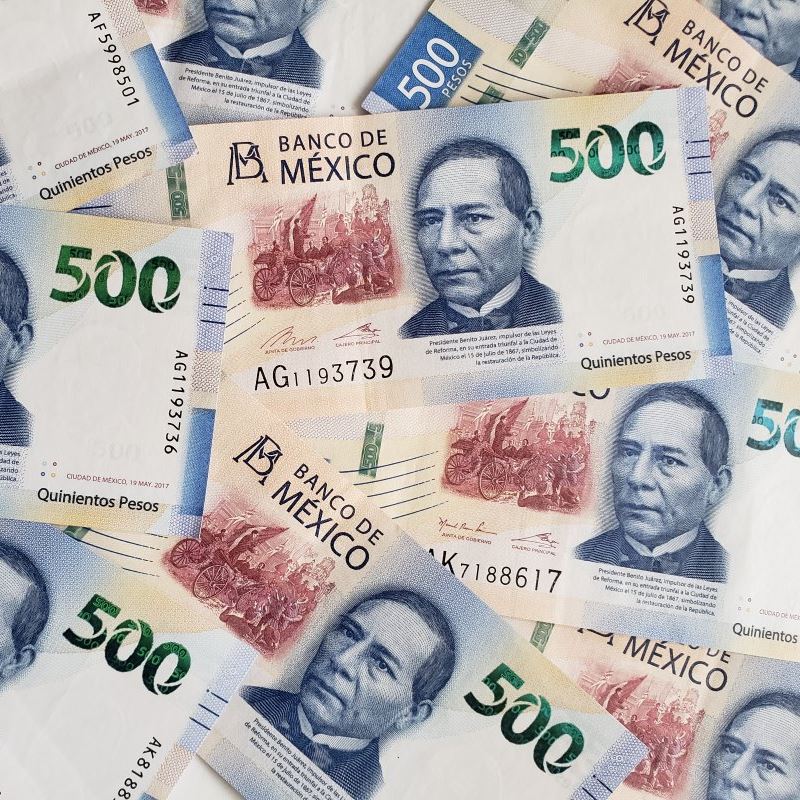 Mexico 500 Peso Notes
