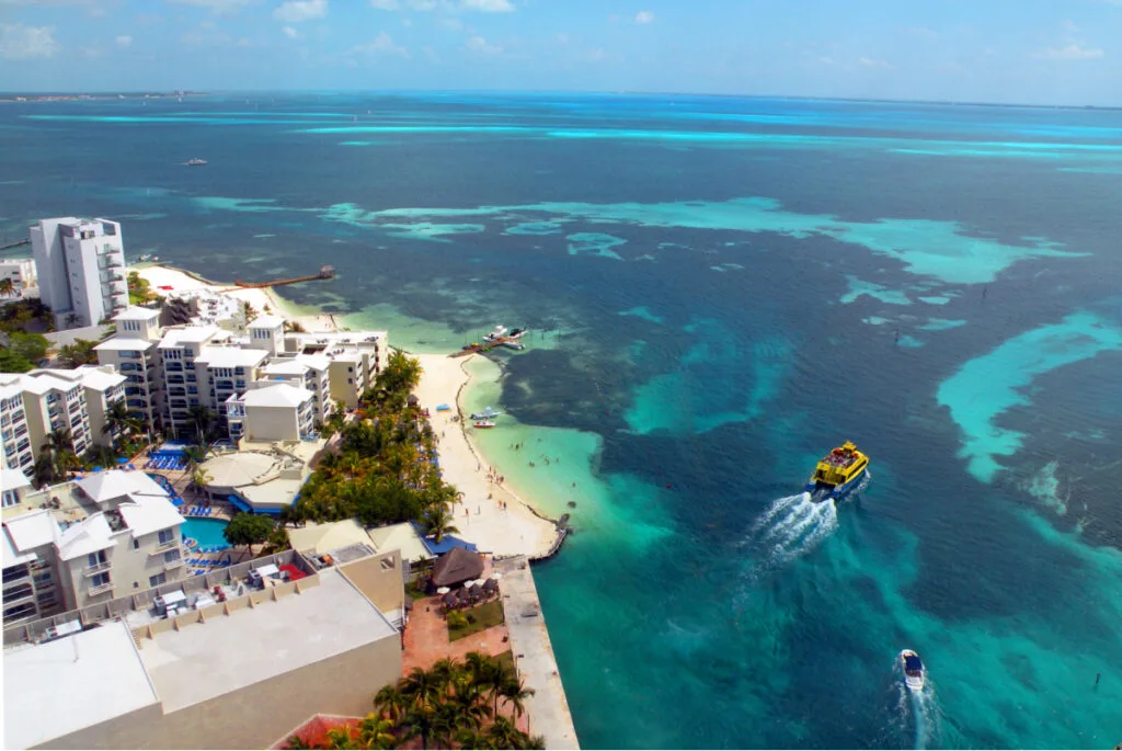 All-Inclusive Resort on the Coast of the Caribbean Sea in Cancun, Mexico