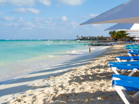 Playa Norte in Isla Mujeres, Near Cancun, Mexico