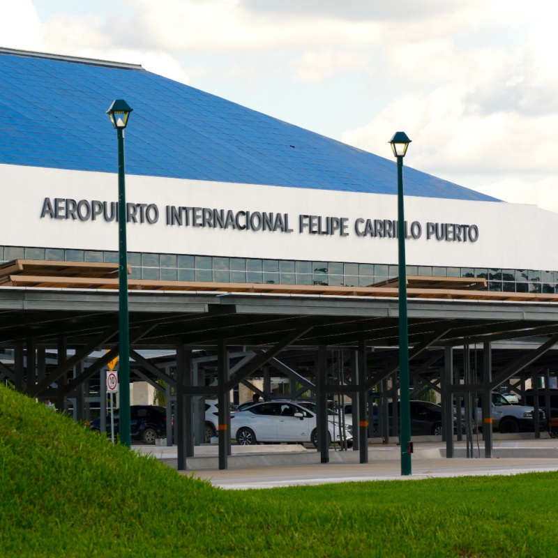 Cars at Tulum International Airport