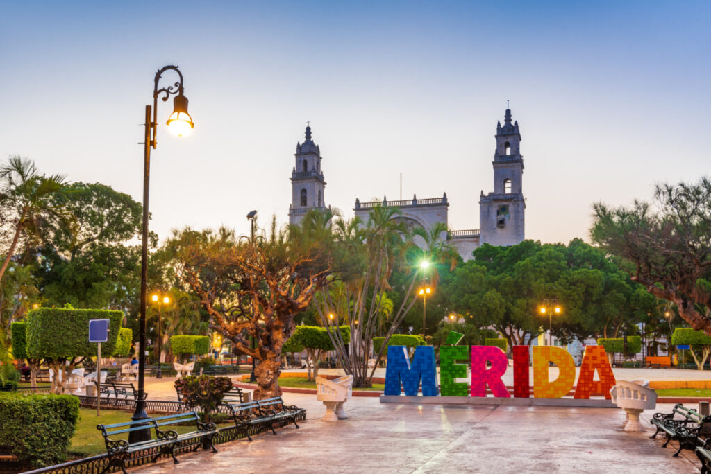 Beautiful View of Merida, Mexico