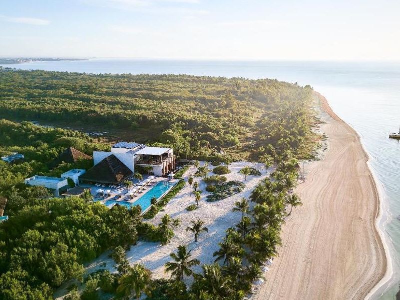 Chable Maroma Aerial View of Exterior