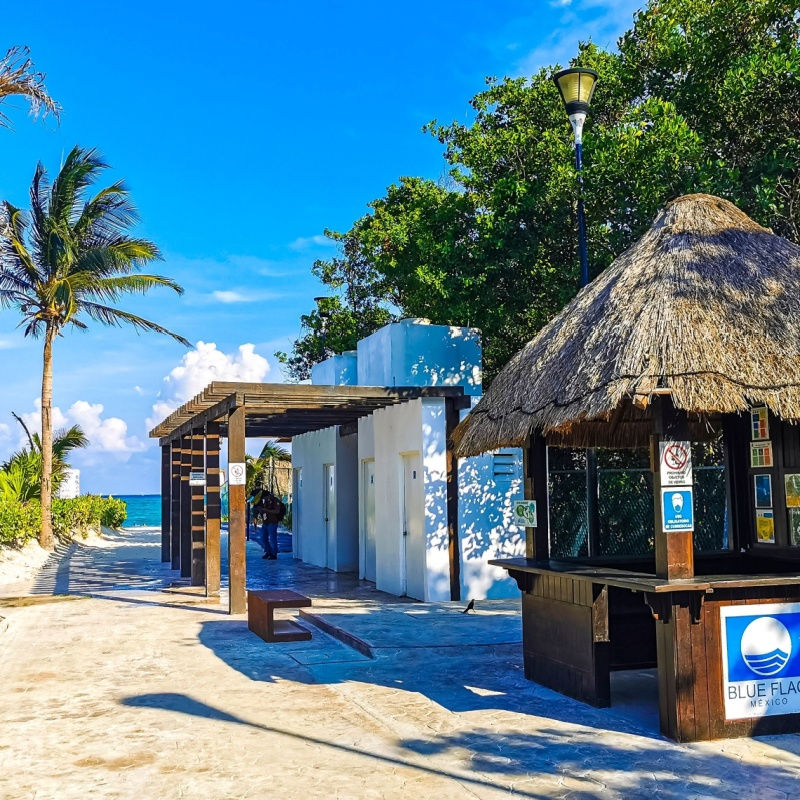 Playacar is a quaint resort area in Playa del Carmen