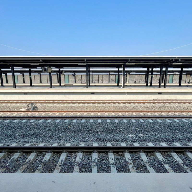 Empty Merida Maya Train Station