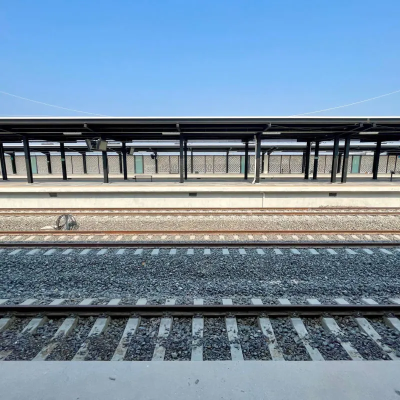 Empty Merida Maya Train Station