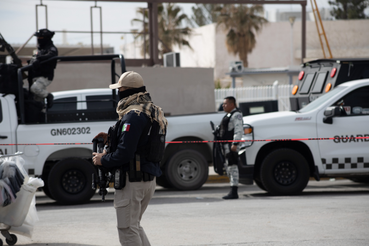 Mexican National Guard Checkpoint