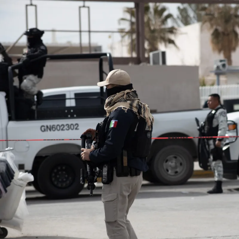 Mexican National Guard Checkpoint