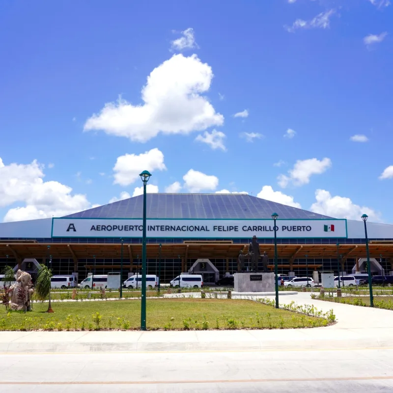 Tulum/Felipe Carrillo Puerto Airport Sign