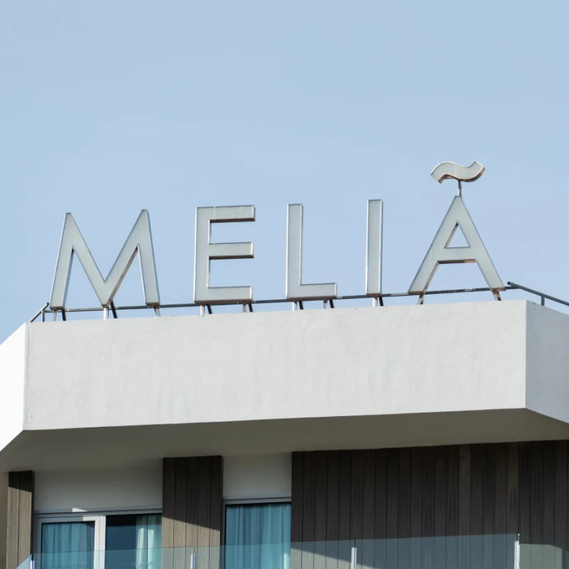 Melia Hotel Sign