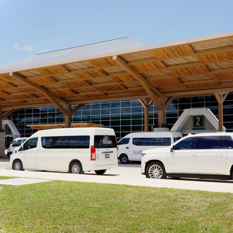 Cars at Tulum Airport