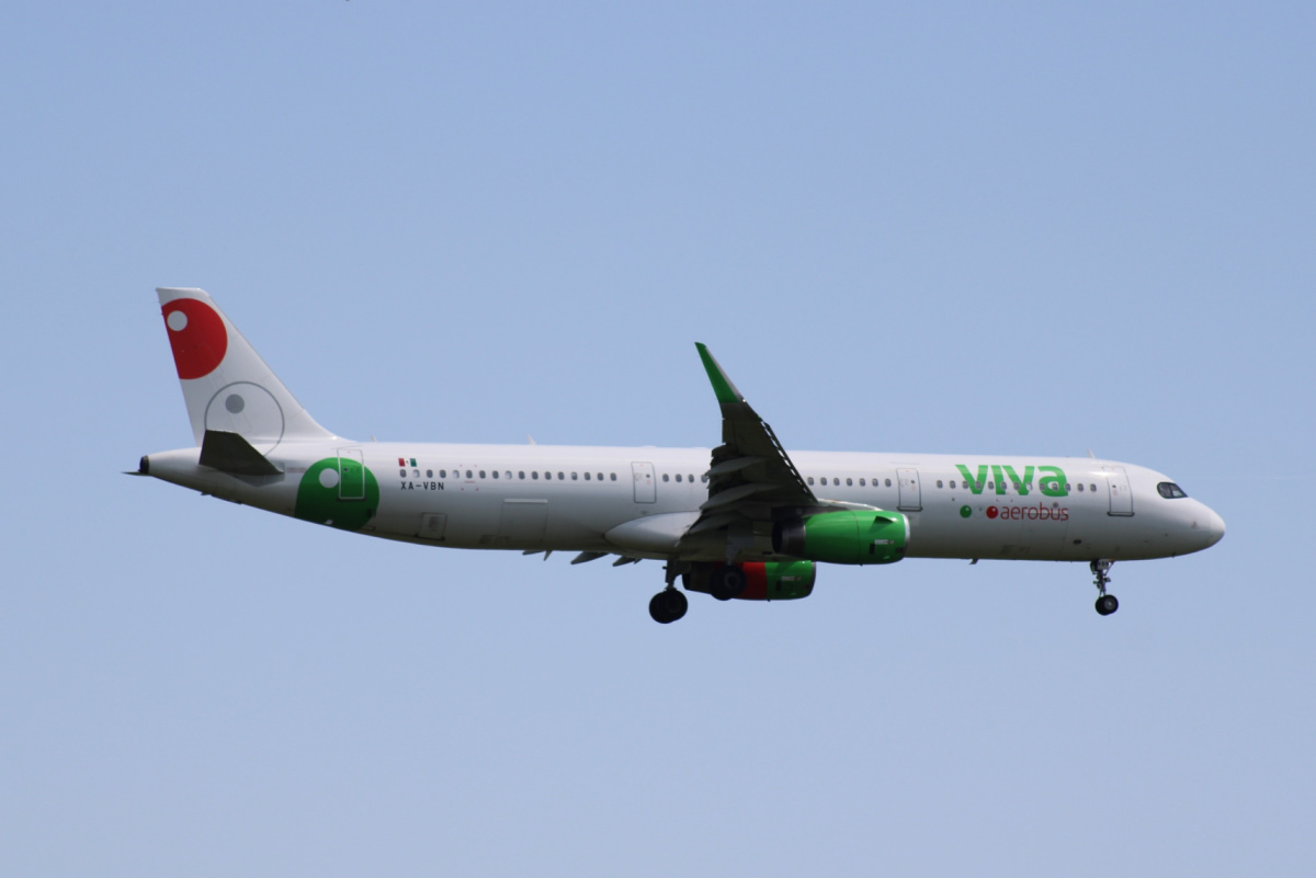 Viva Aerobus Plane in the Sky