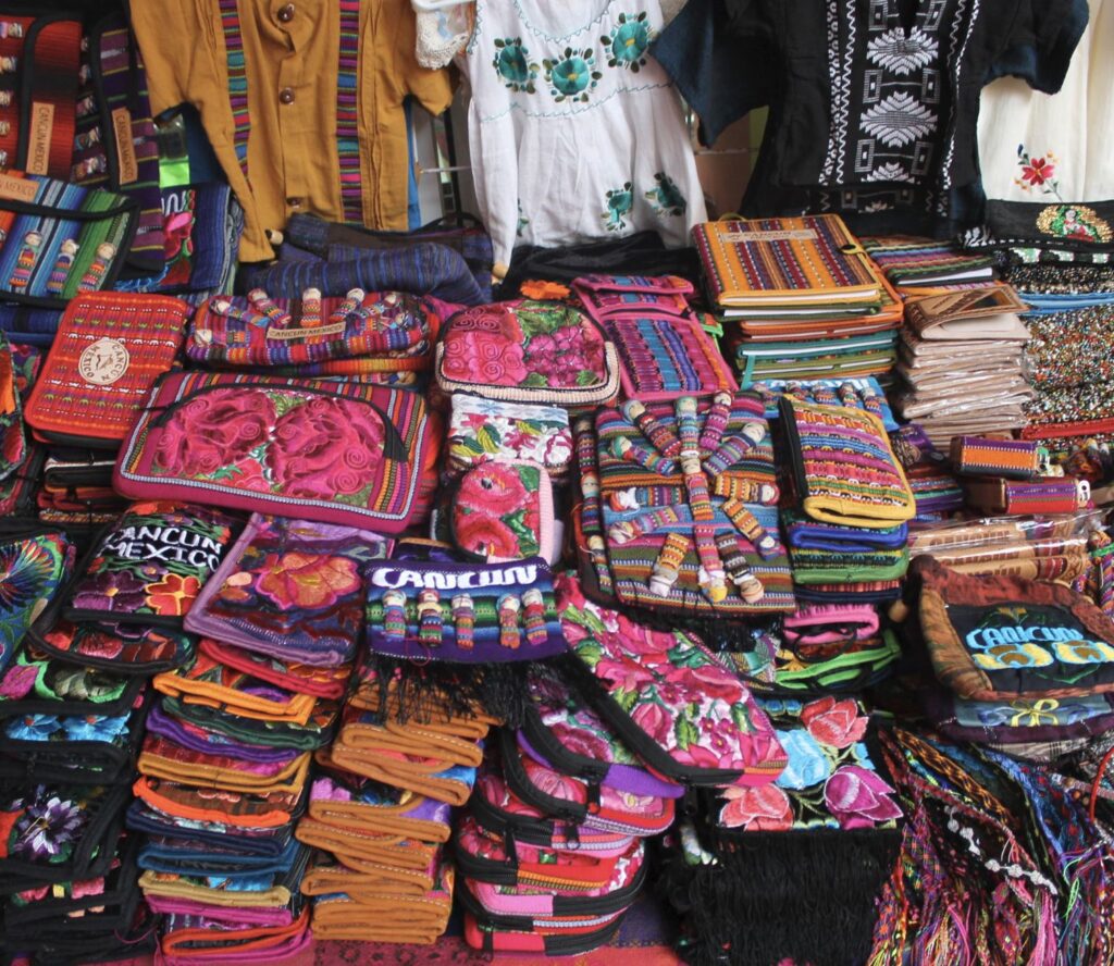 Products at Cancun market