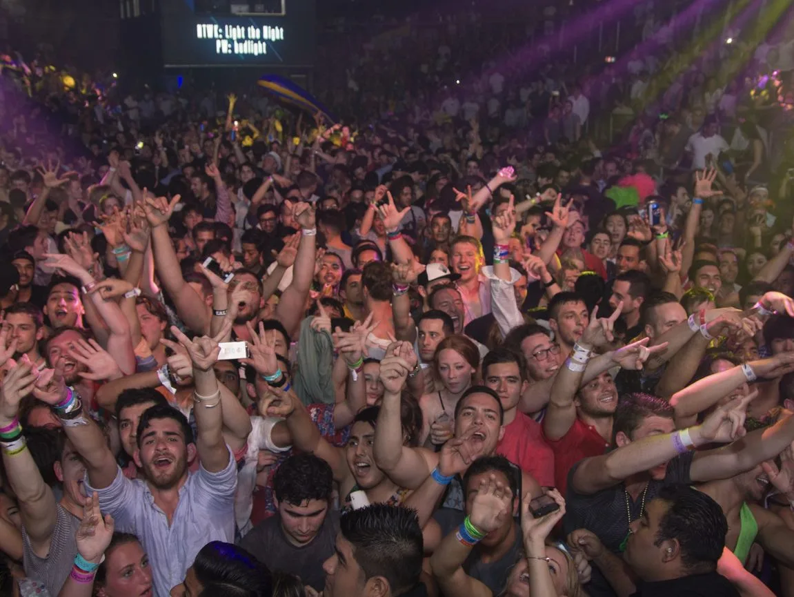 Spring break party cancun