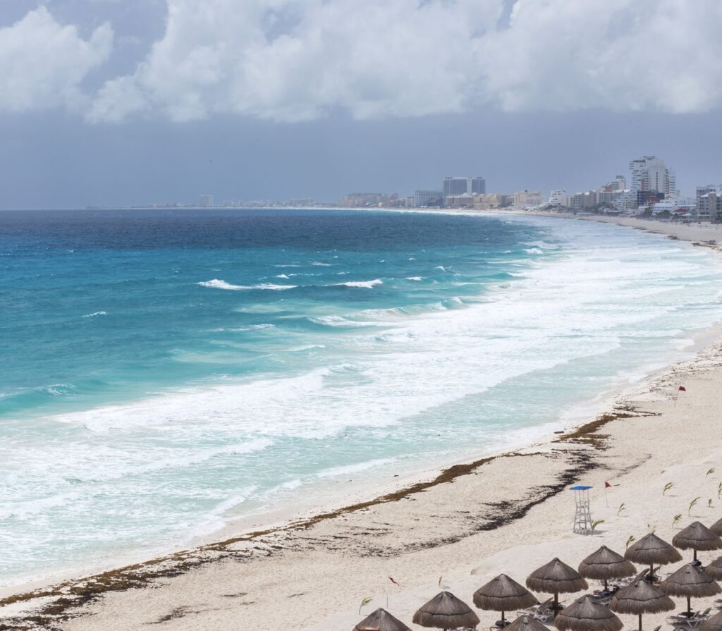 Cloudy Cancun Sky
