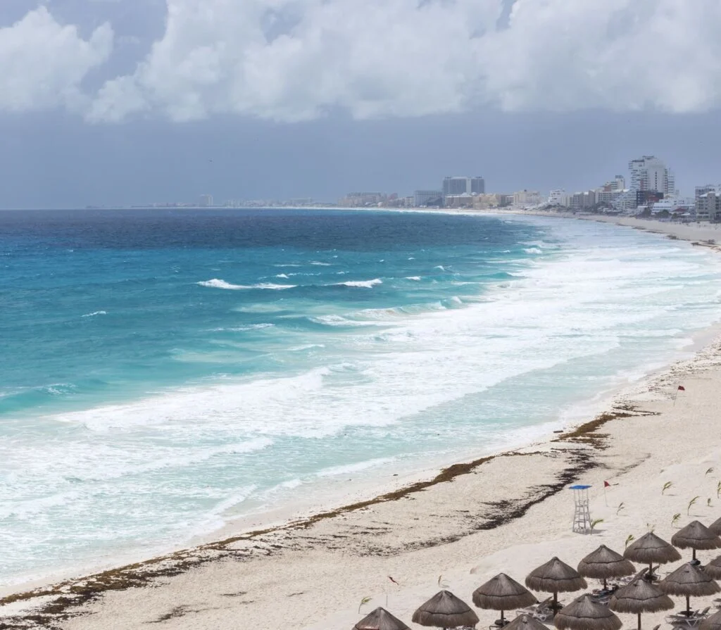 Cloudy Cancun Sky