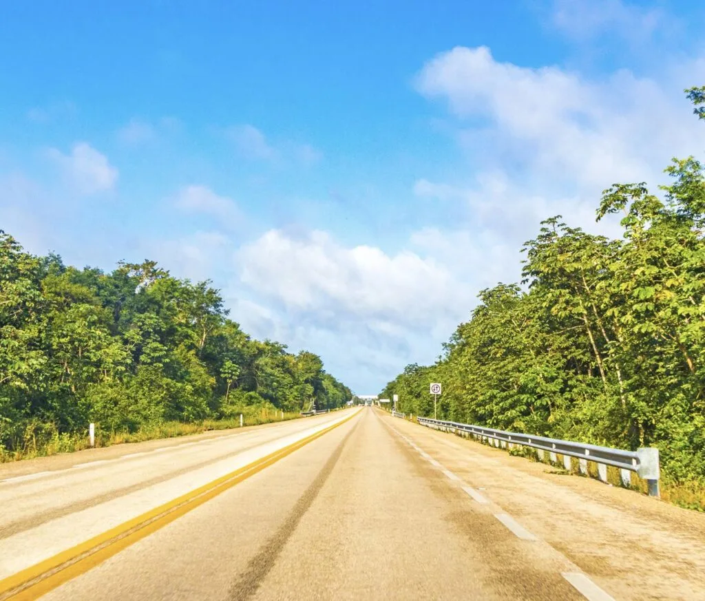 Highway near cancun