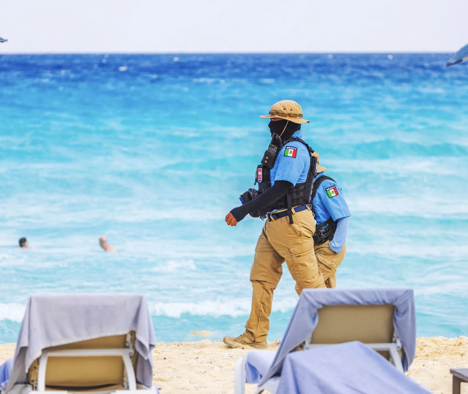 Police in Playa del carmen
