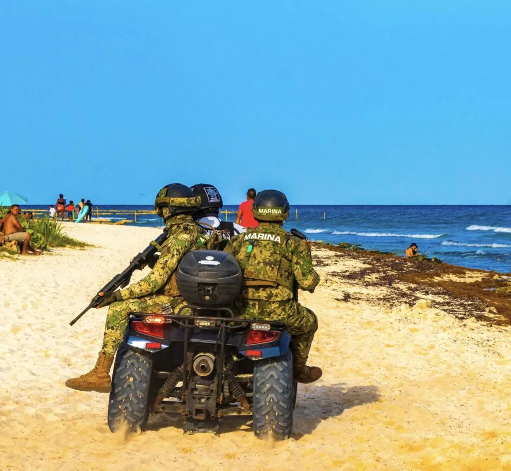 Marines on ATV Cancun
