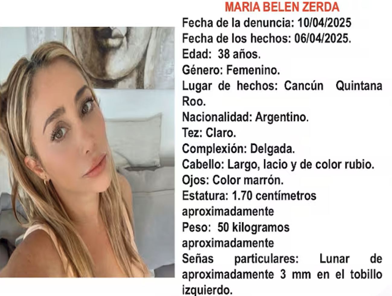 Póster perdido