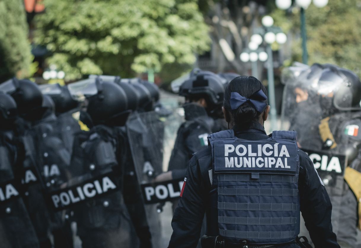 No Show Protest: Planee bloquear la zona hotelera de Cancún frustrada por una fuerte presencia policial