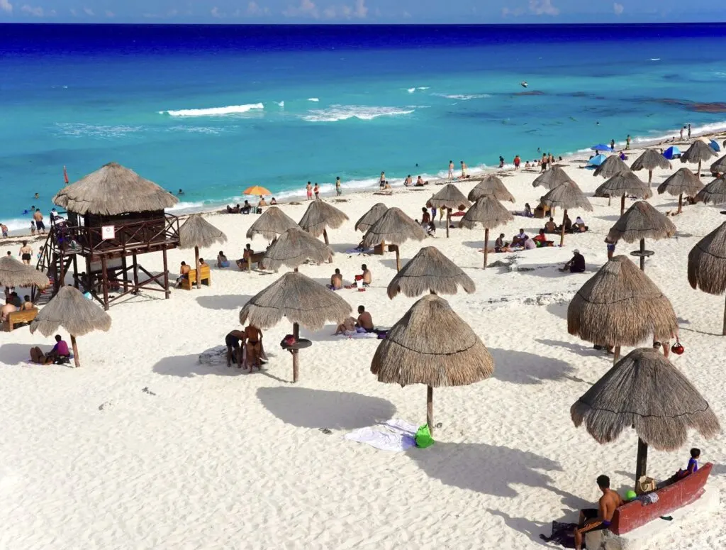 Beach Palapas on Delphines Beach