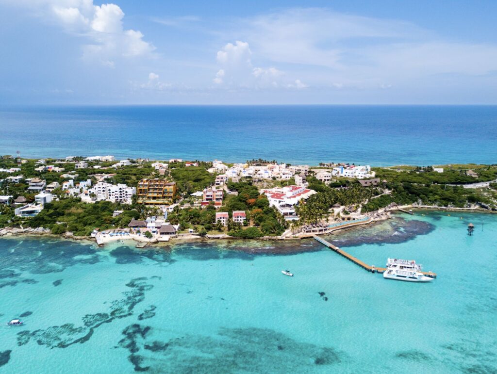 Panorama Skyline of Isla Mujeres 