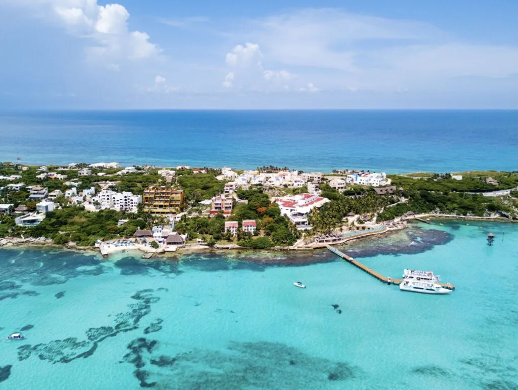 Panorama Skyline of Isla Mujeres
