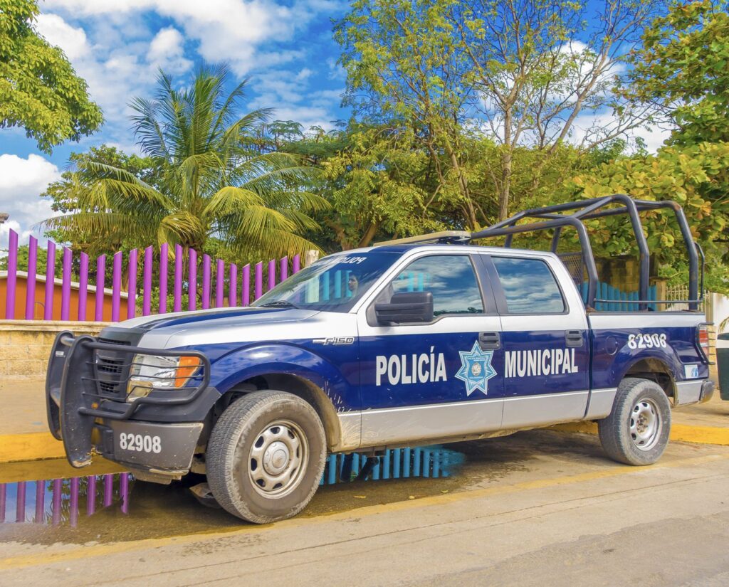 Police Truck Cancun
