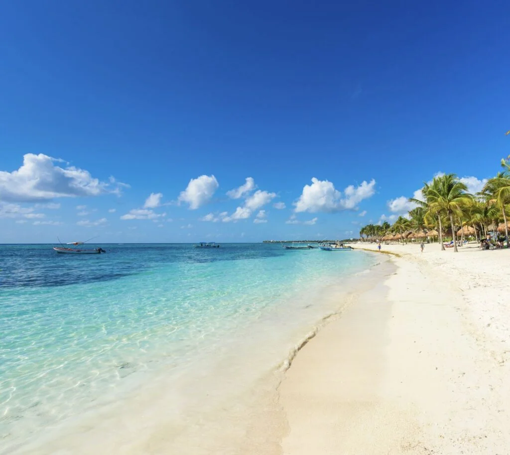 White sand beach