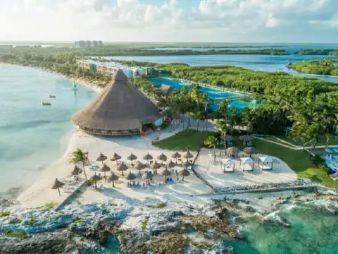 Club Med Cancun Aerial View