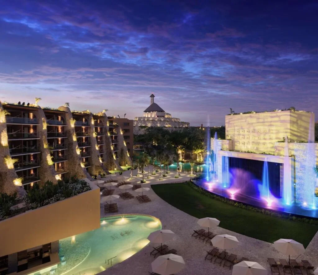 Hotel Xcaret At night