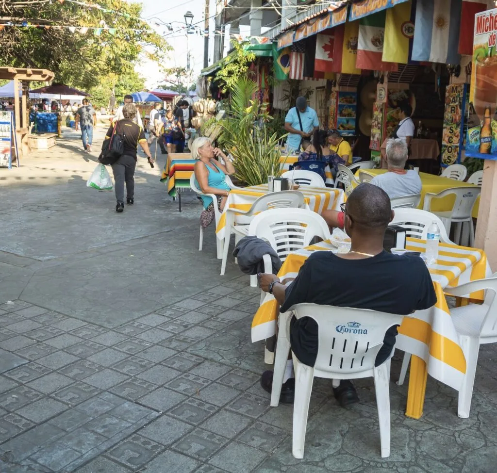 Locals and Tourists in Cancun
