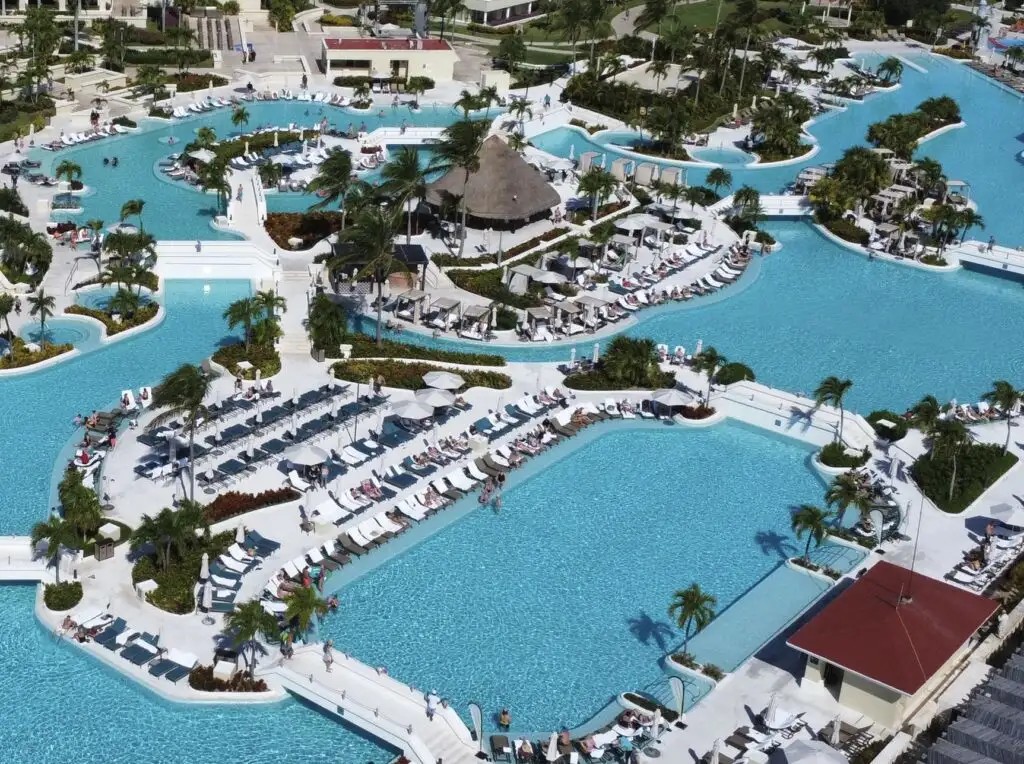 Moon Palace Aerial View Of Main Pool