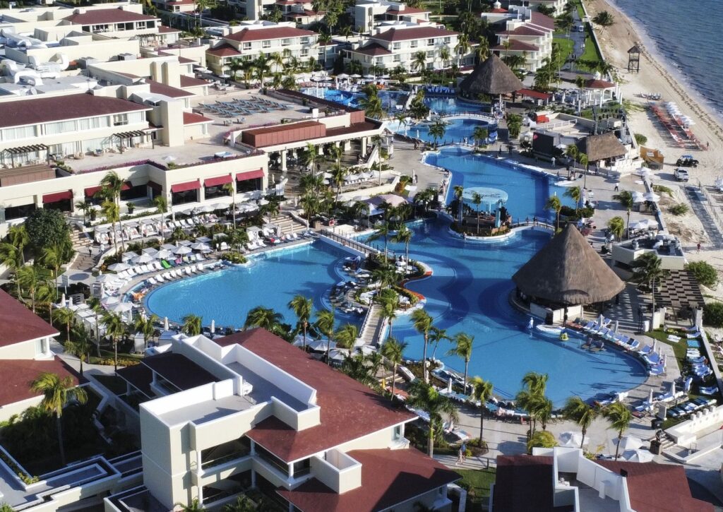 Moon Place resort aerial view
