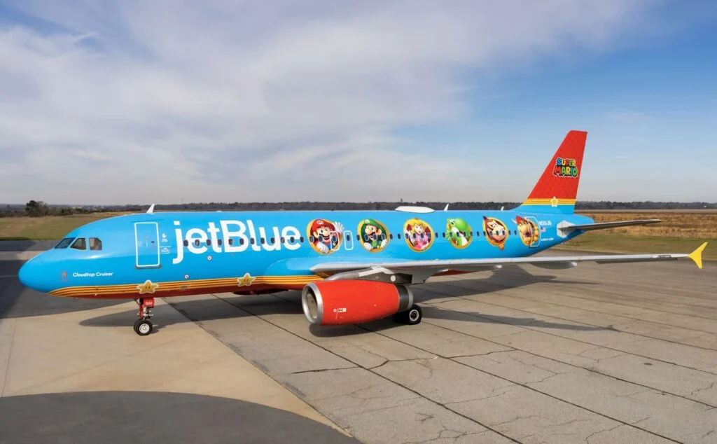 Super Mario Bros. Plane Now Landing in Cancun! You Might Be On It!