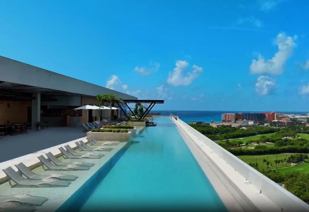 The Longest Rooftop Pool in Cancun Is Even More Incredible Than It Sounds