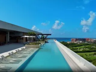 The Longest Rooftop Pool in Cancun Is Even More Incredible Than It Sounds