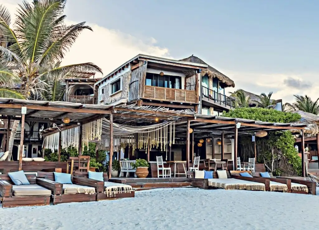 Tulum authentic beach bar and hostel