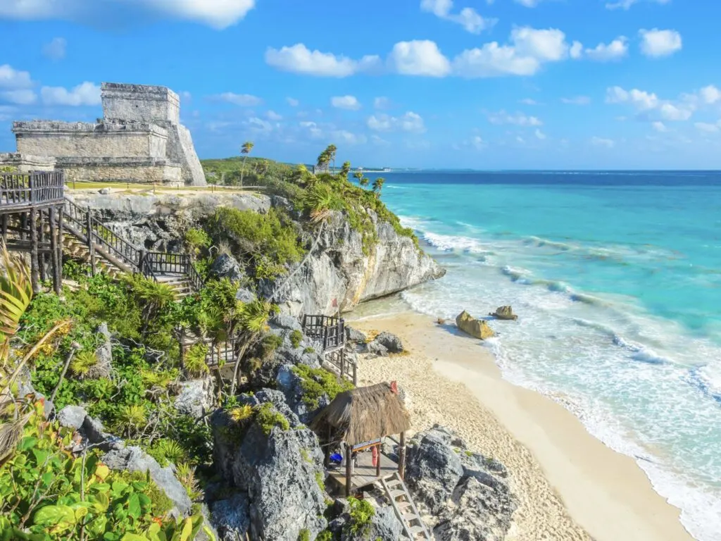 Tulum beach and ruins